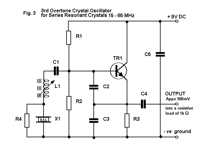 3rd overtone oscillator circuit