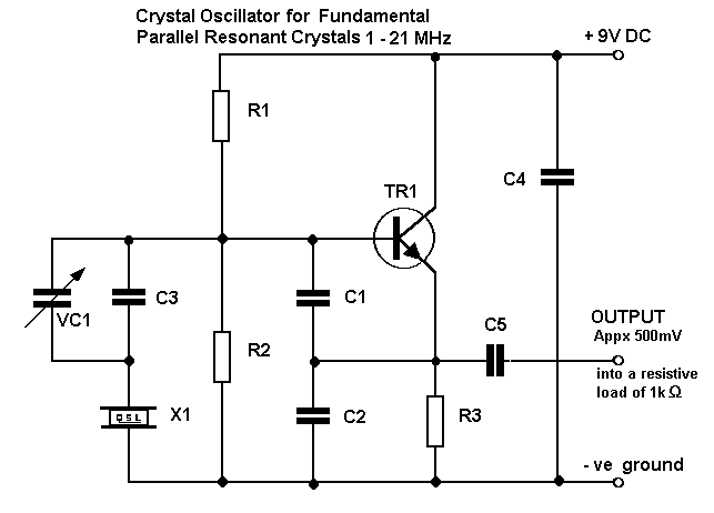 Parallel resonant oscillator circuit