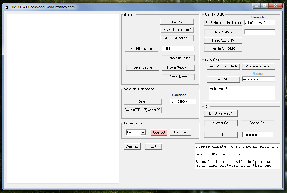 SIM900 software