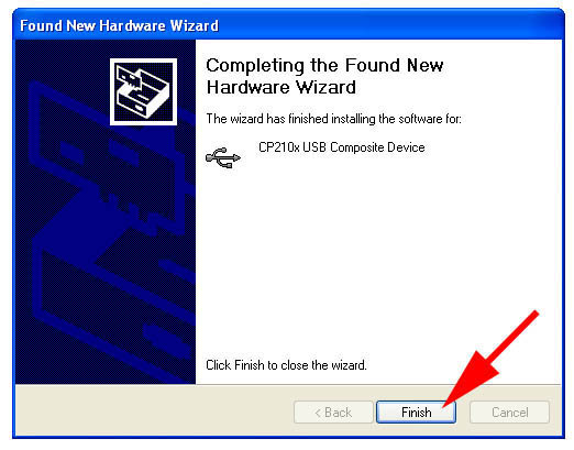 Found new hardware Wizard